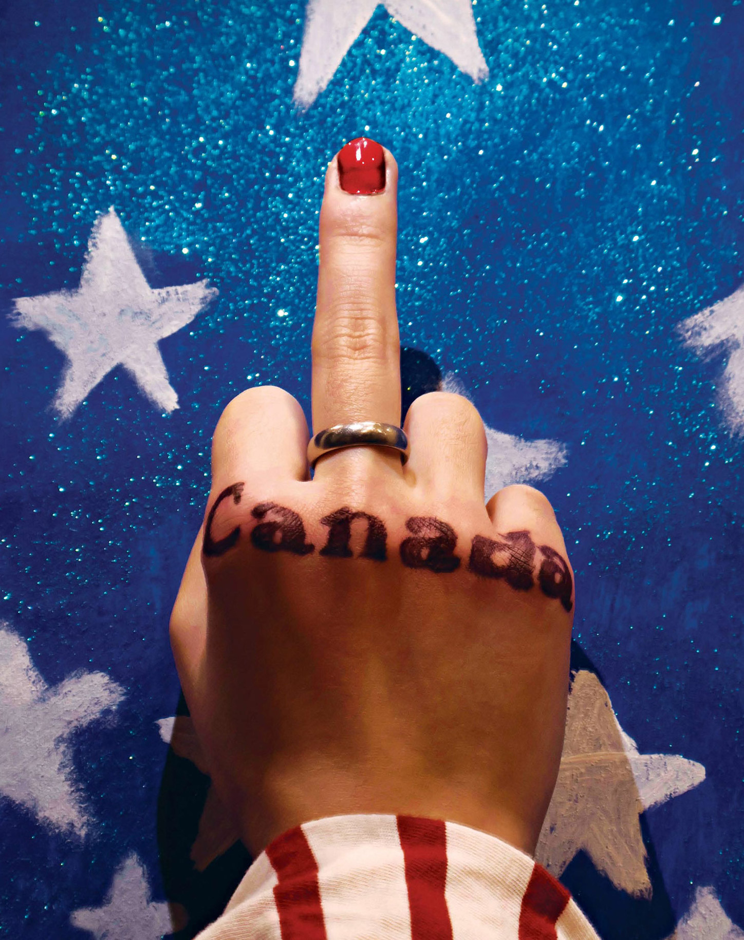Canada Poster Show Presents a Middle Finger