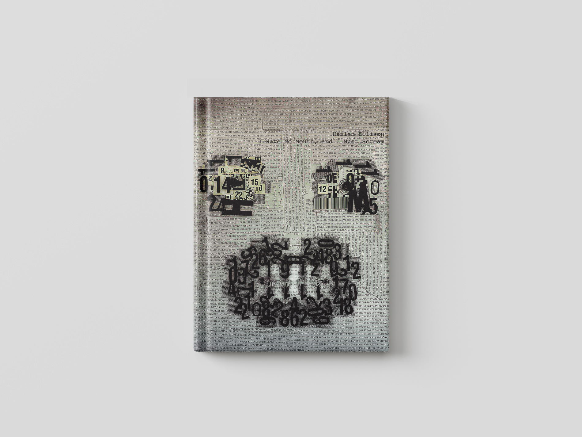 I Have No Mouth and I Must Scream by Harlan Ellison, book cover redesign by Kayla Kim